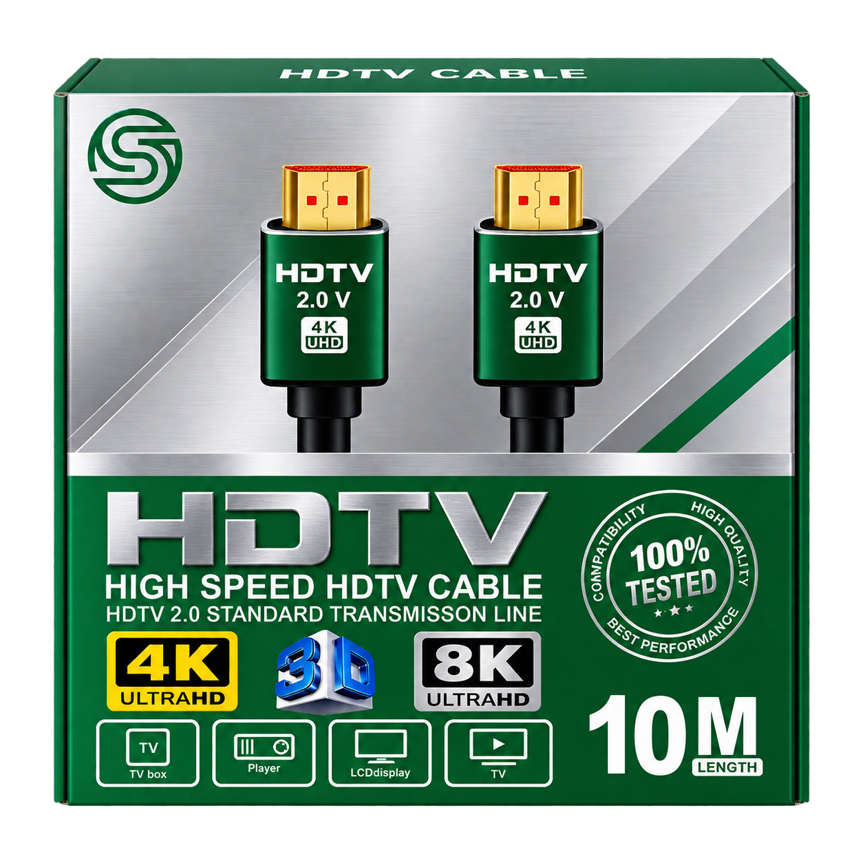 HDTV 2.0 4K UHD HDMI Cable - 10 meters